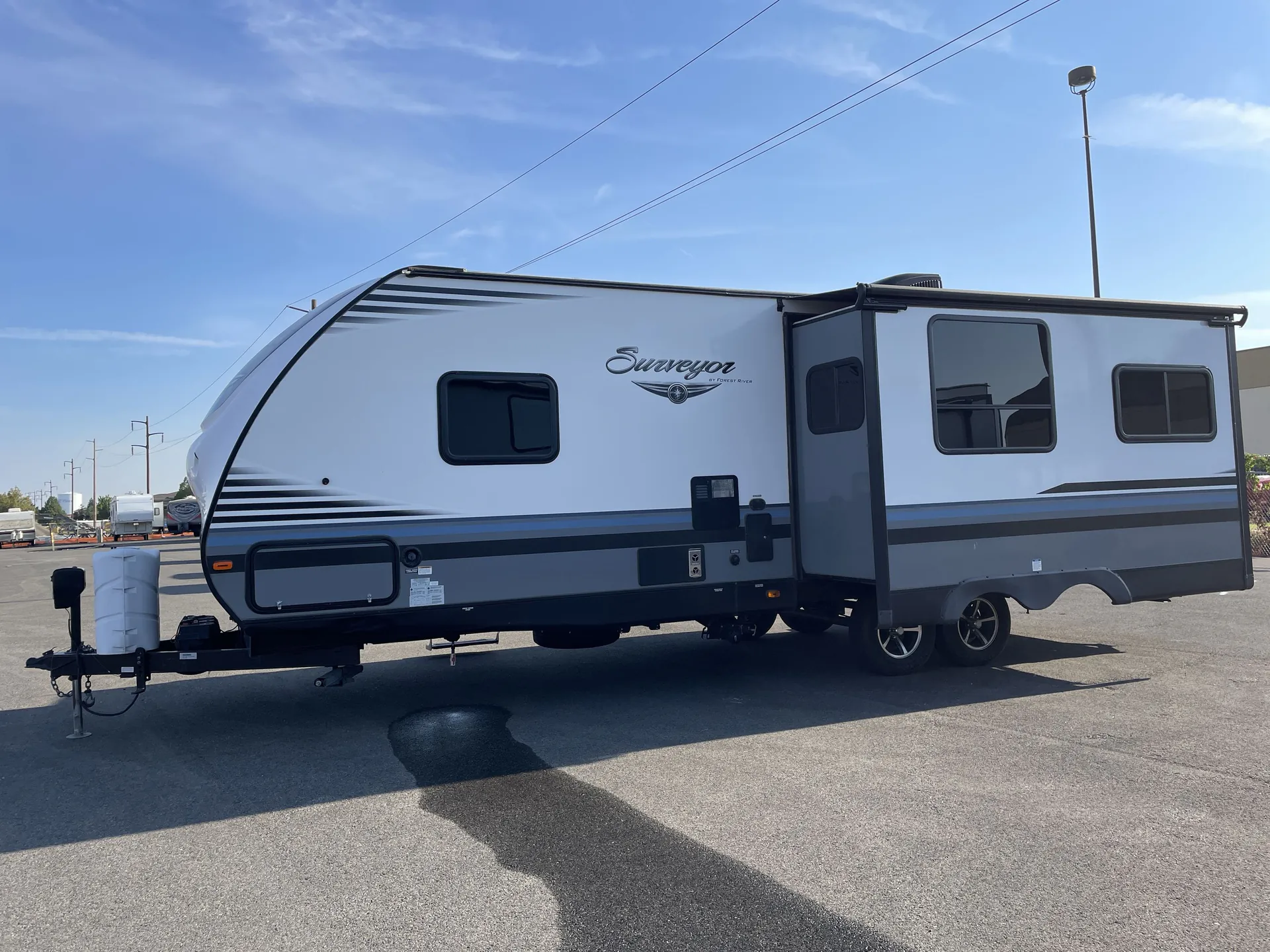 2018 Forest River Surveyor 265RLDS — off campside