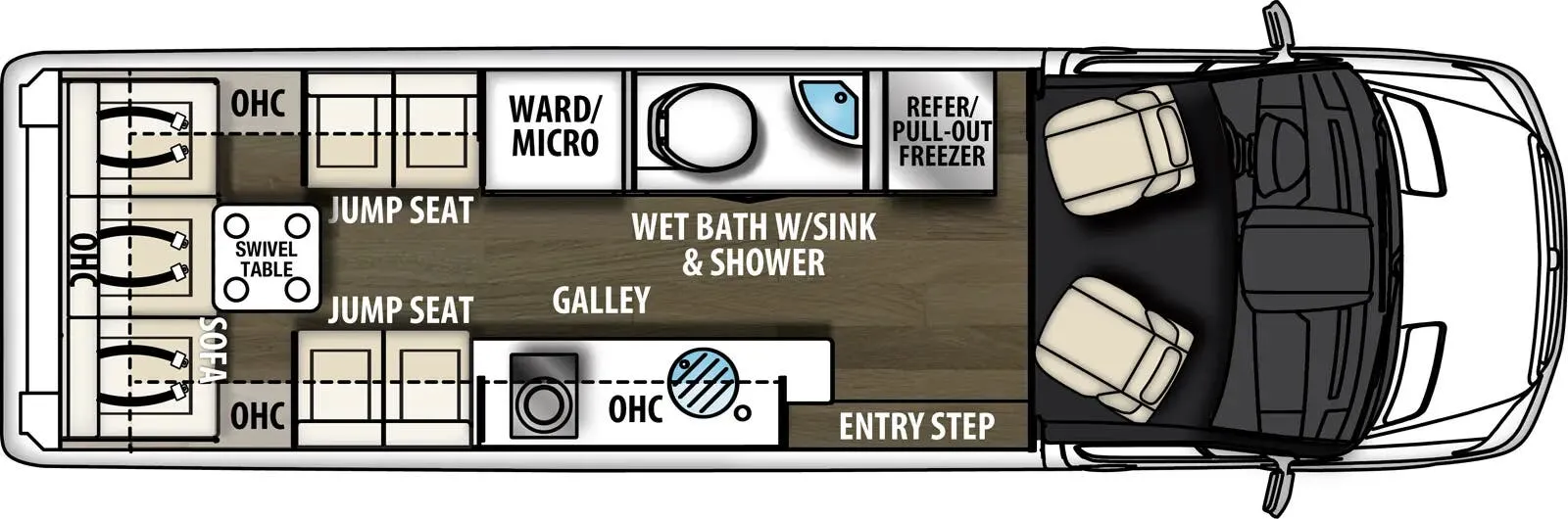 Coachmen Galleria 24FL floor plan