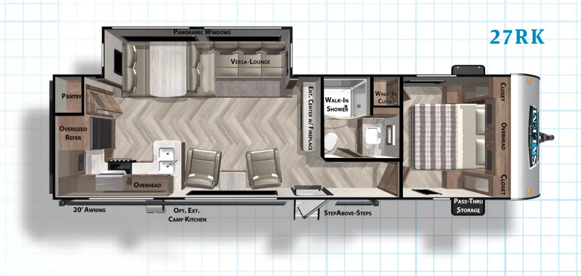 Forest River Salem 27RK floor plan