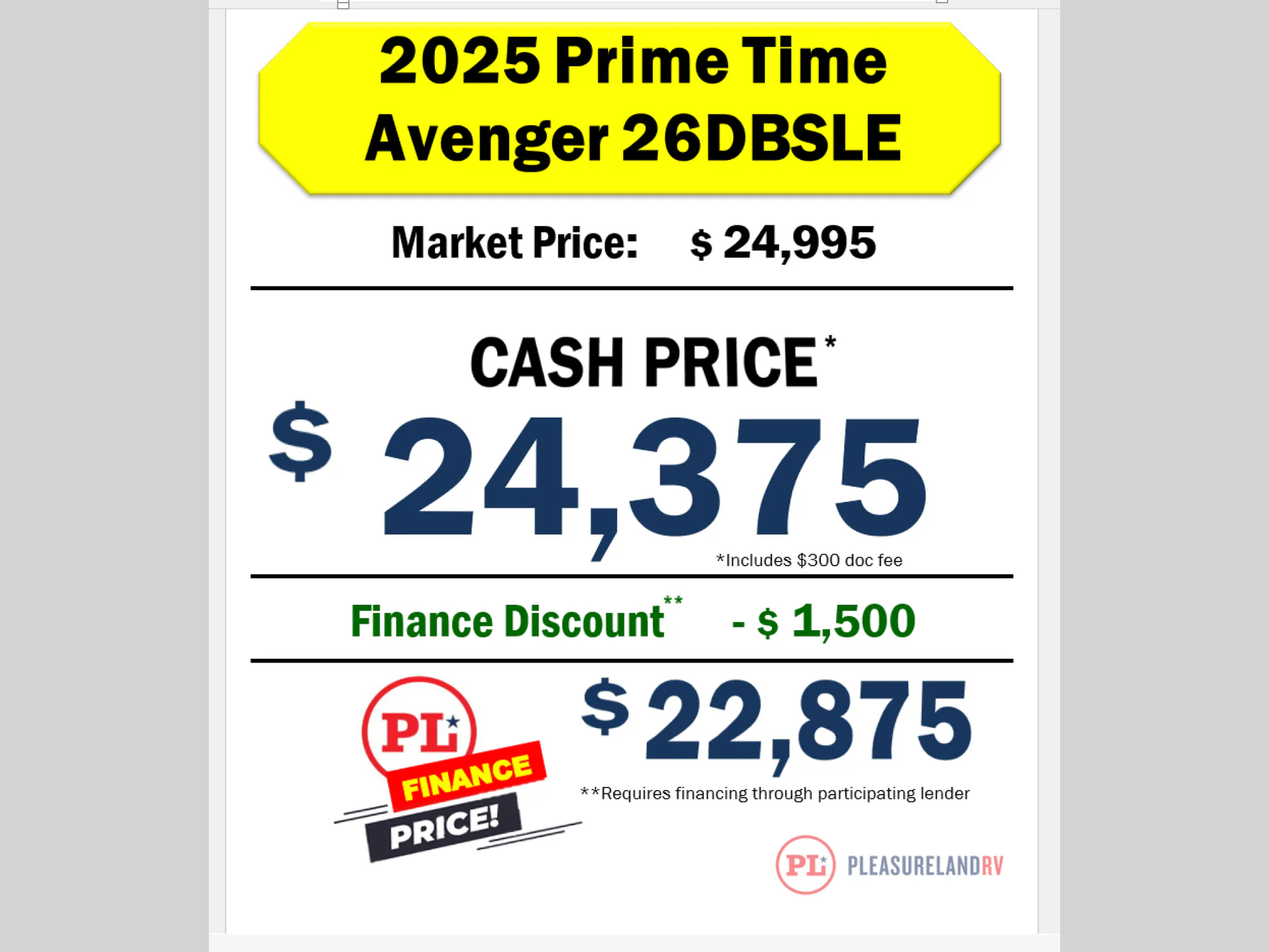 2025 Prime Time Avenger LE 26DBSLE - Photo 3