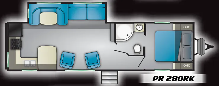 Heartland Prowler 280RK floor plan