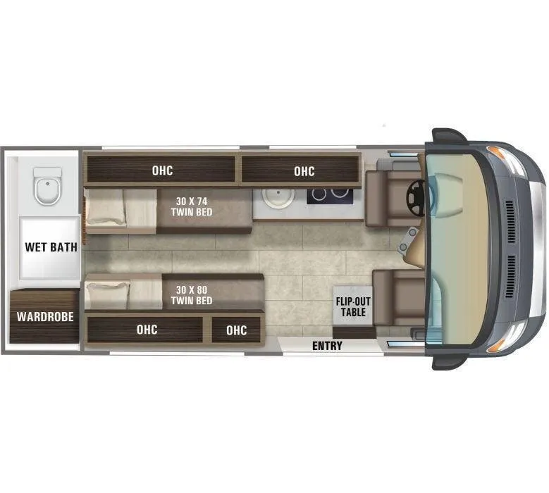 Entegra Coach Ethos 20T floor plan