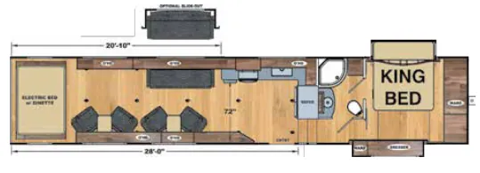 Eclipse Iconic 4028CL floor plan