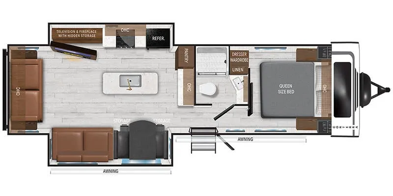 2025 Heartland Corterra 30.3 RL floor plan