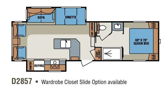 K-Z Durango 1500 D2857 floor plan