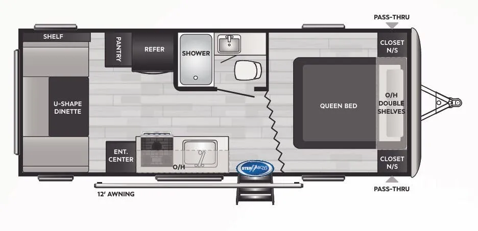 2023 Keystone Springdale 202RD floor plan