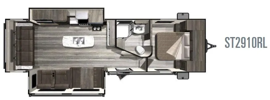 Highland Ridge Silverstar Lite ST2910RL floor plan