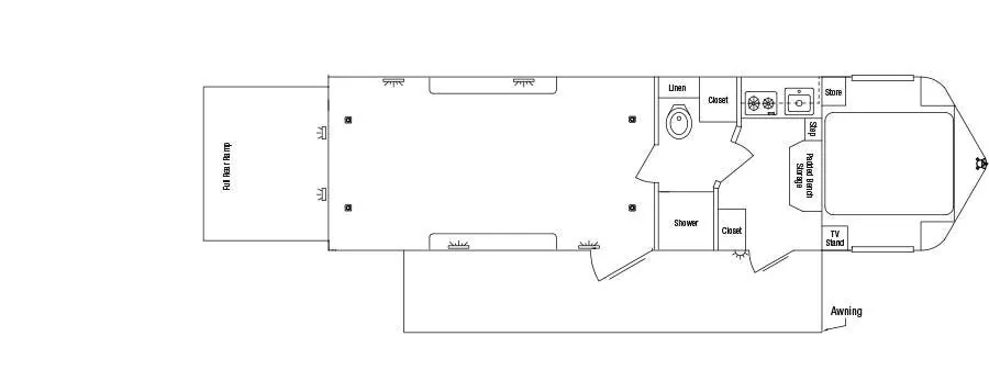 Sundowner Pro-Grade 1686 GM floor plan