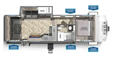 Palomino Puma 265RDS floor plan