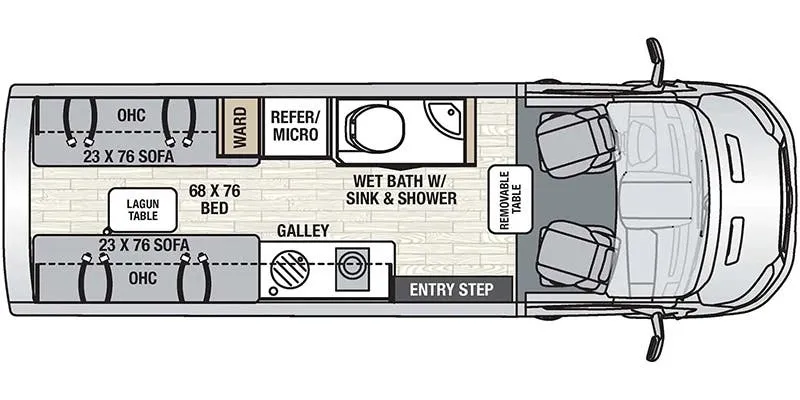 2026 Coachmen Beyond 22D AWD - Floor plan