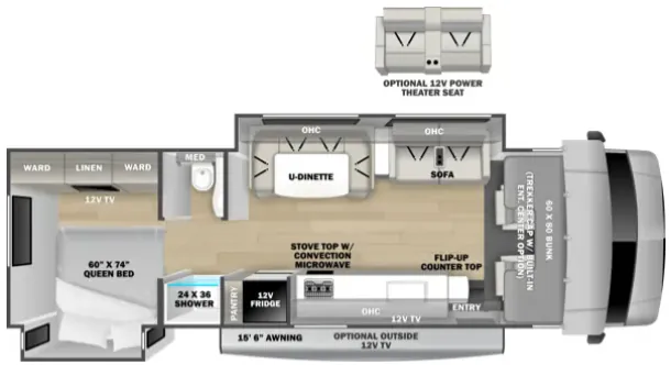 Forest River Forester 3011DS floor plan