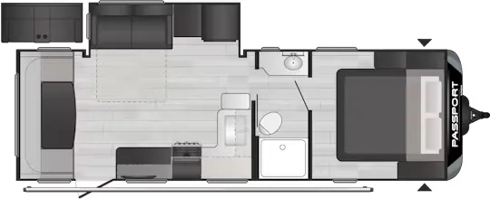 Keystone Passport SL Series 252RD floor plan