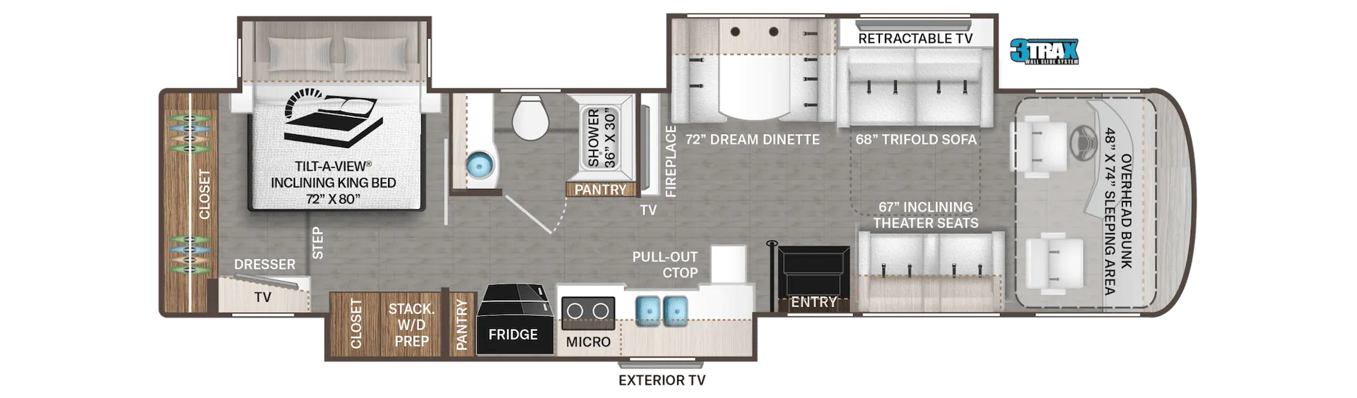 Thor Motor Coach Palazzo GT 37.4 floor plan