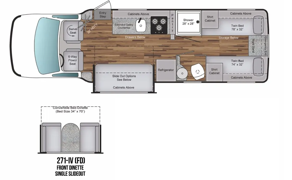 Coach House Platinum IV 271 IV FD floor plan