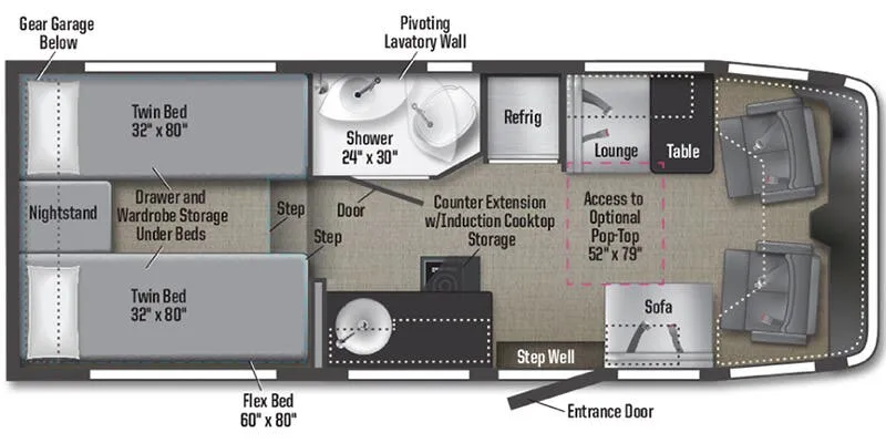 2026 Winnebago EKKO 23B - Photo 3