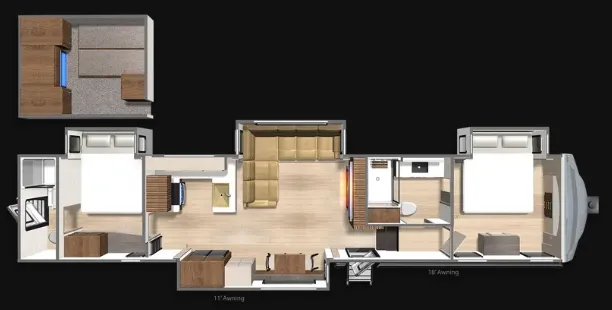 Dutchmen Denali 420DS floor plan