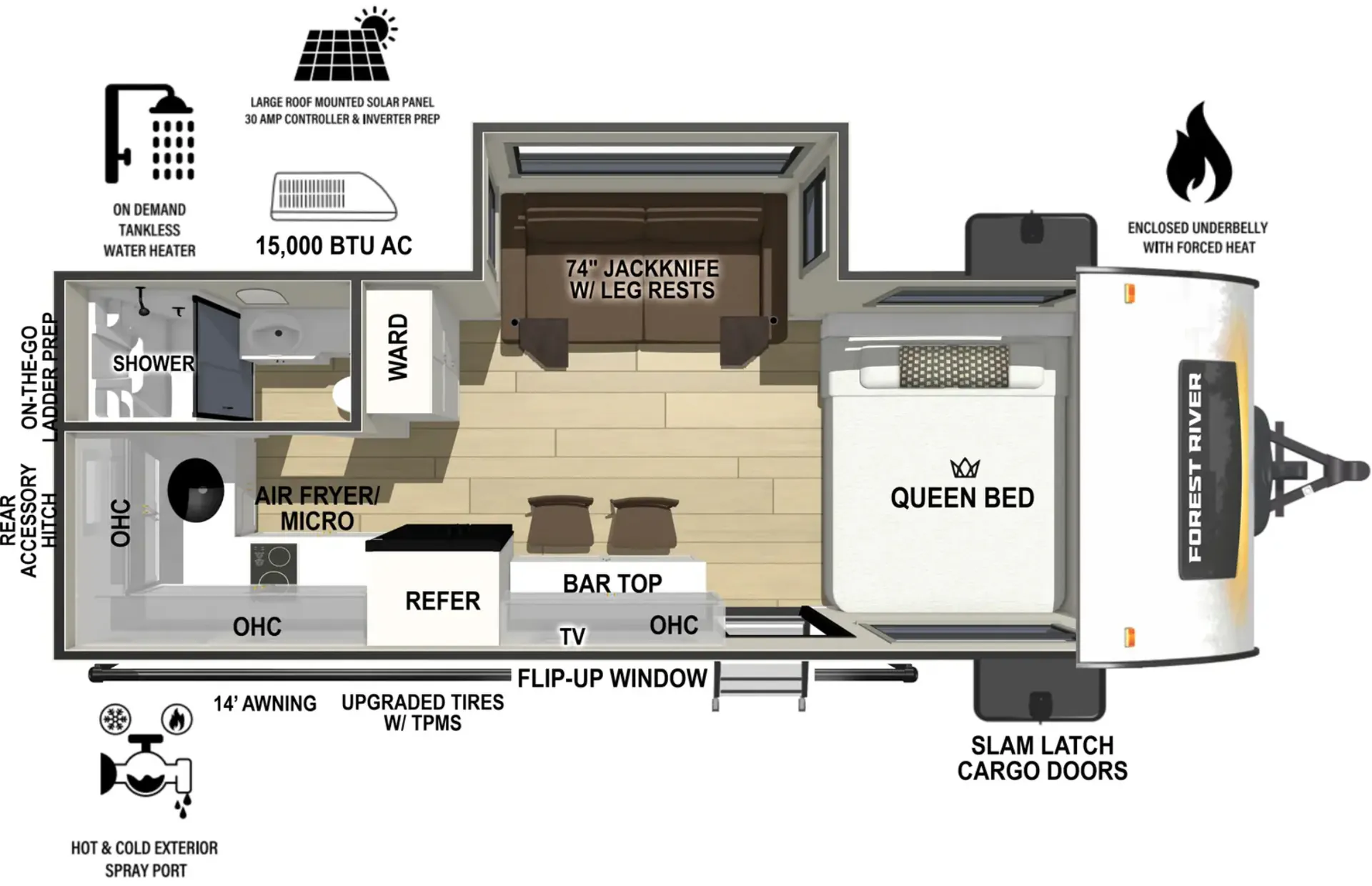 2026 Forest River R-Pod 185 - Photo 3