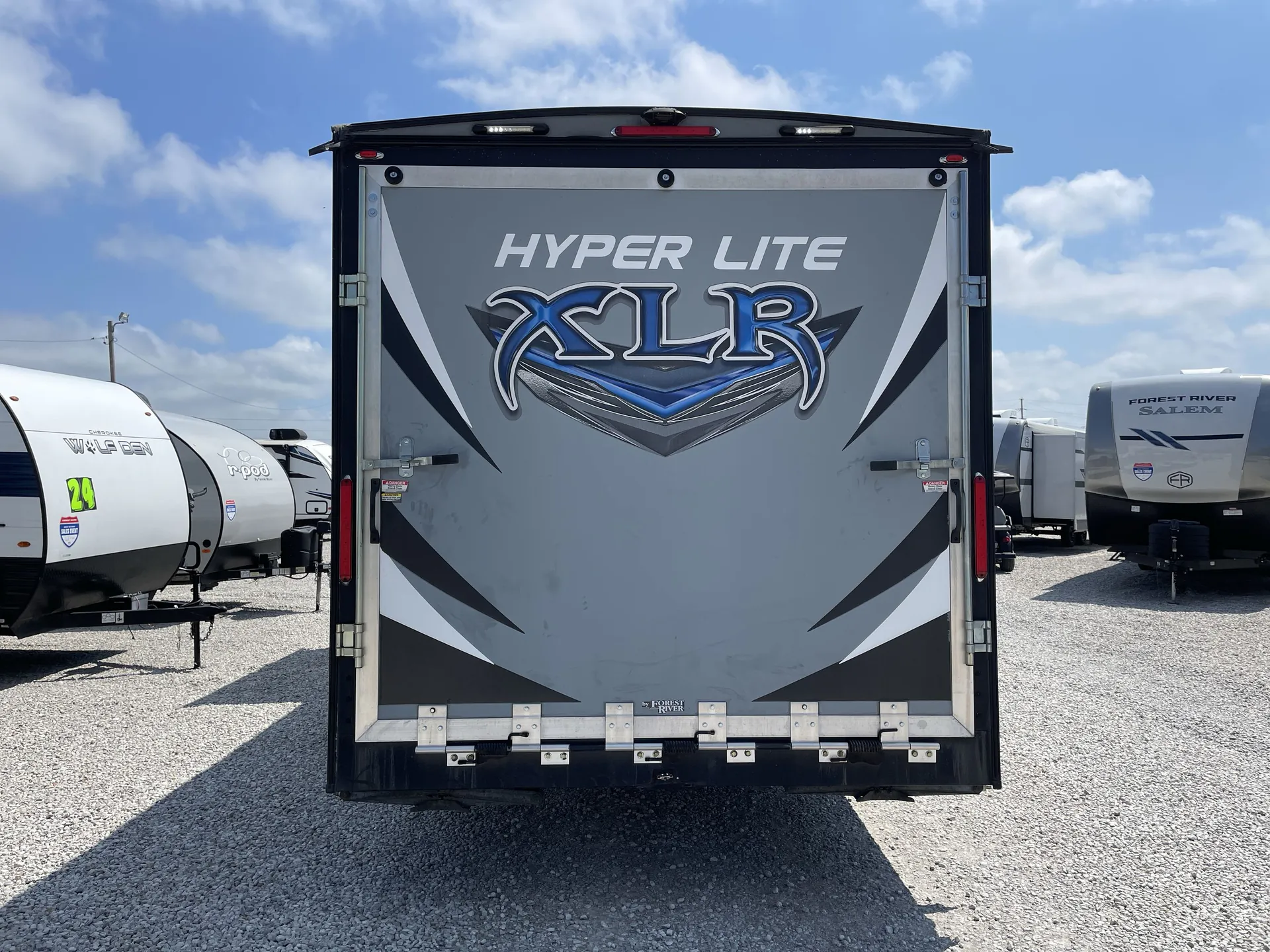 2018 Forest River XLR Hyperlite 30HDS — backside