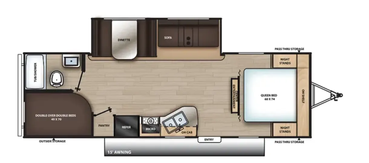 Coachmen Catalina Summit Series 8 8 261BH floor plan