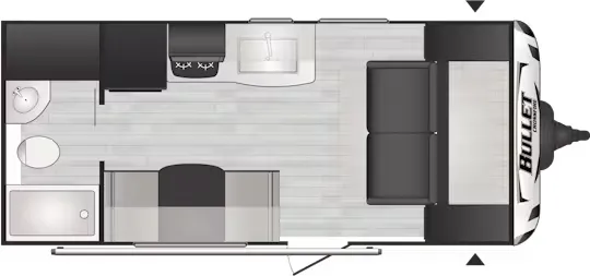 Keystone Bullet Crossfire 1800RB floor plan