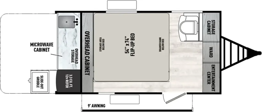 2025 Forest River Viking ROK 13000ROK floor plan