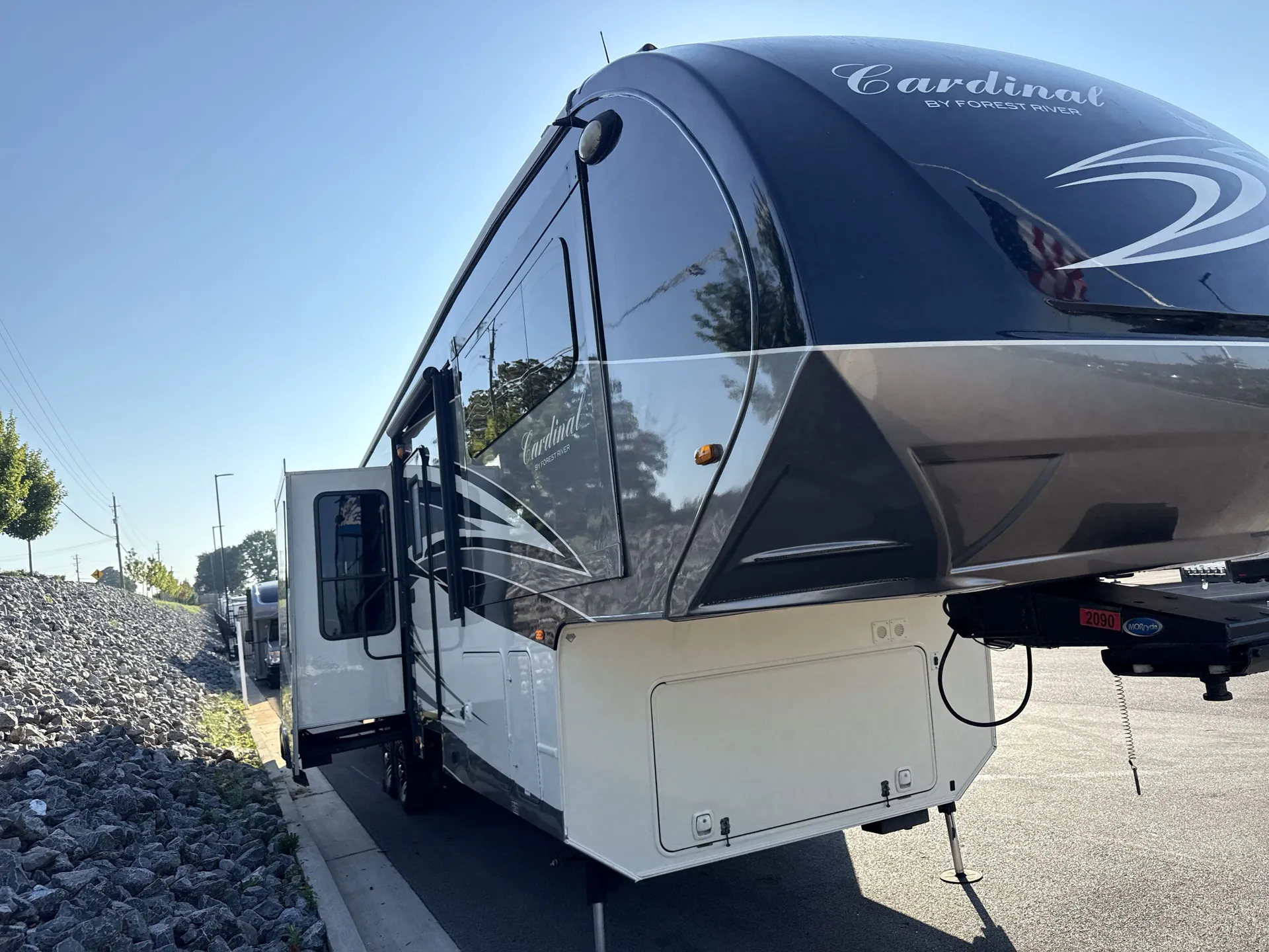 2015 Forest River Cardinal 3825FL — backside