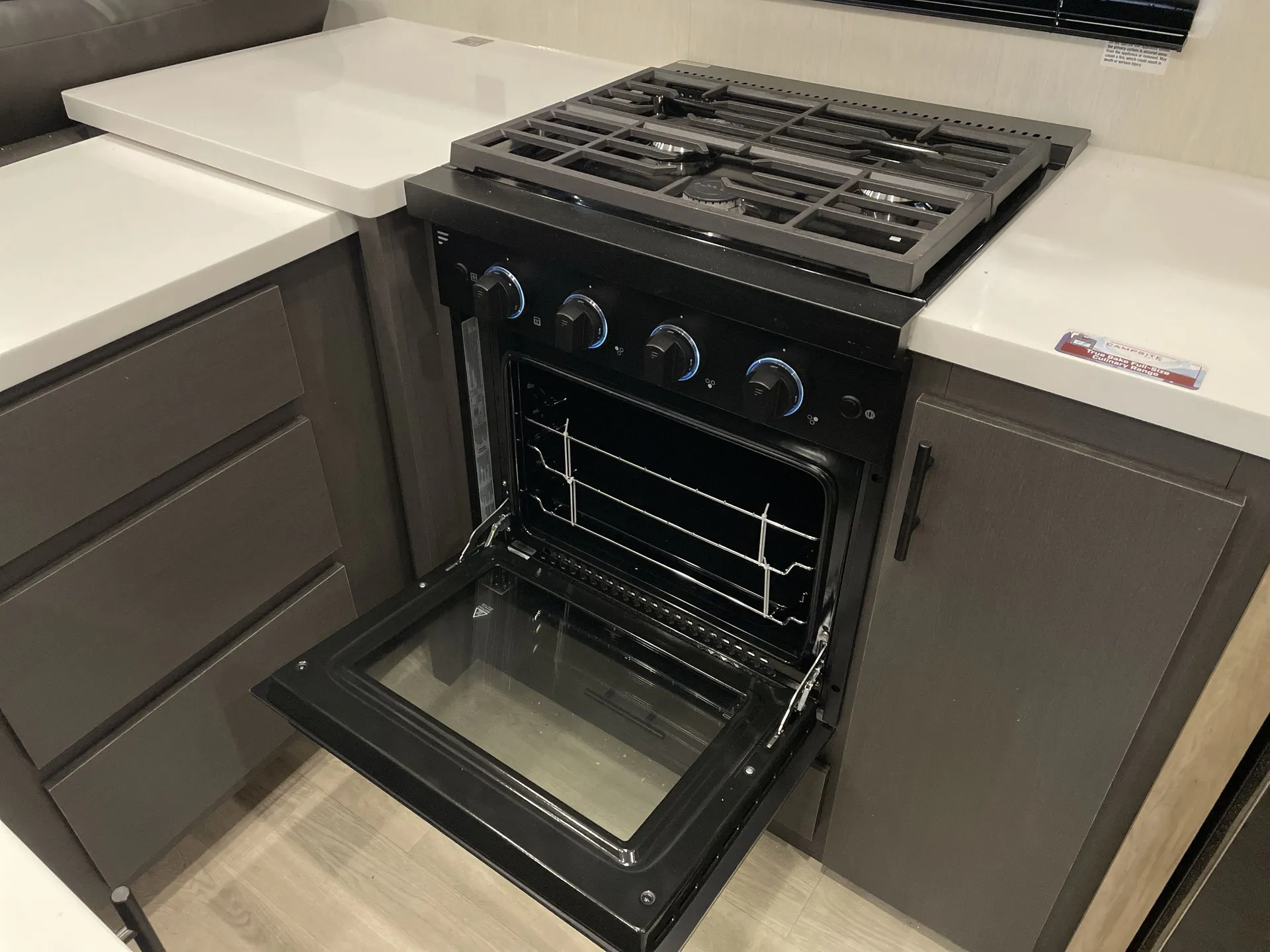 2026 Forest River Campsite Elite 36AK — stove oven open