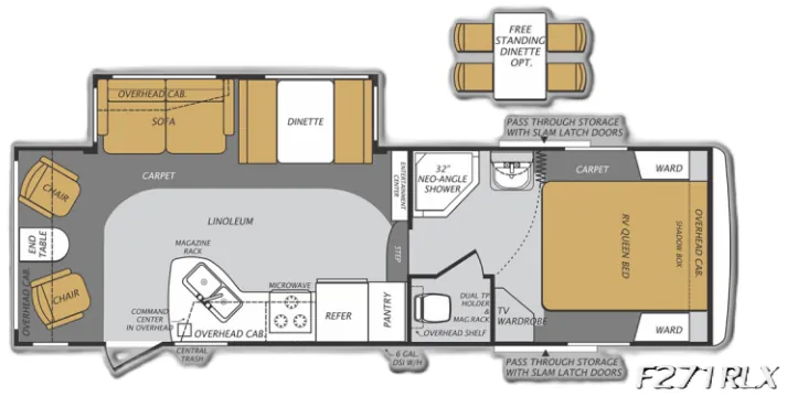 Forest River Wildcat Maxx 271RLX floor plan