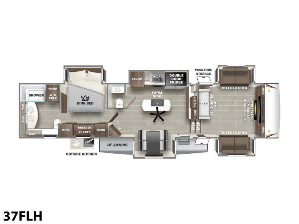 2023 Forest River Sabre 37FLH - Photo 3