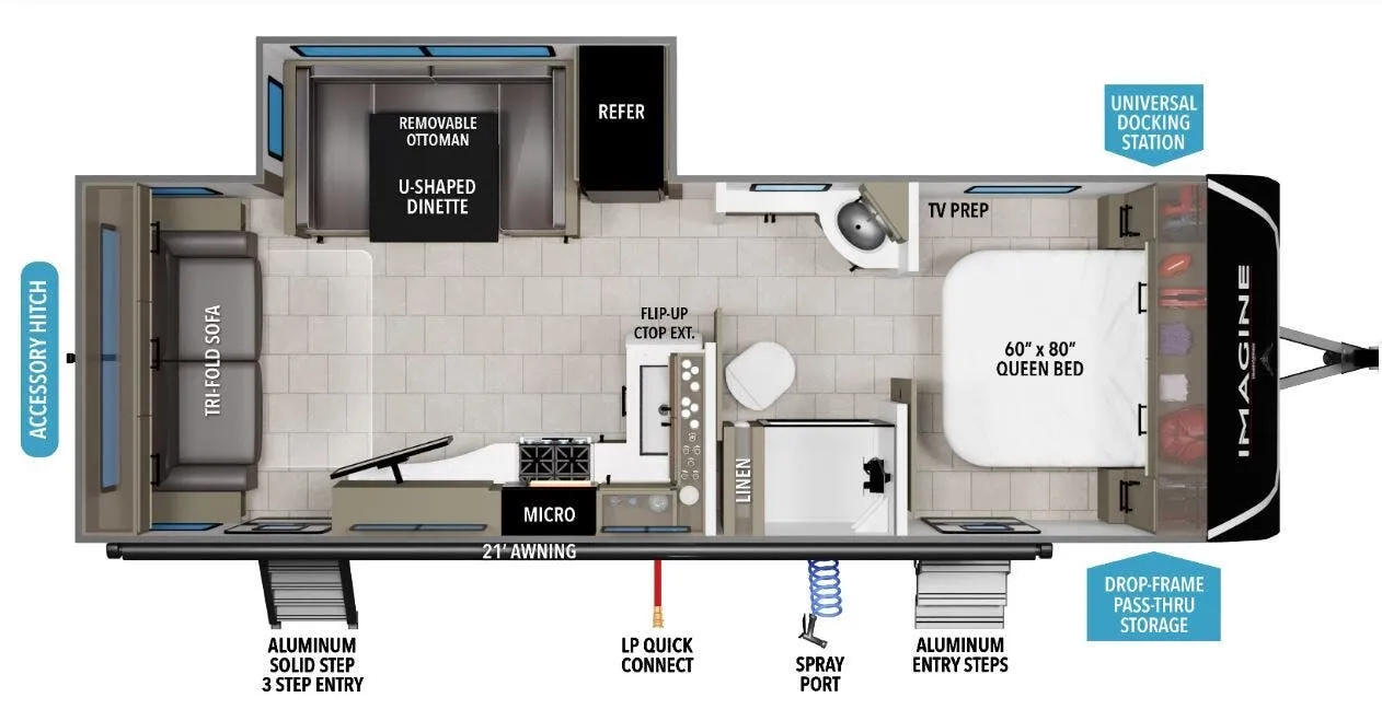 Grand Design Imagine 2500RL floor plan