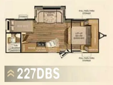Cruiser RV Shadow Cruiser 227DBS floor plan
