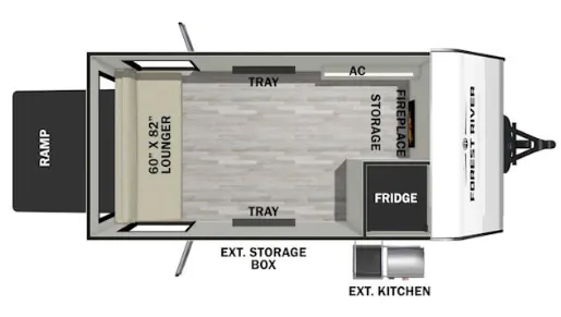 Forest River IBEX 10GR floor plan