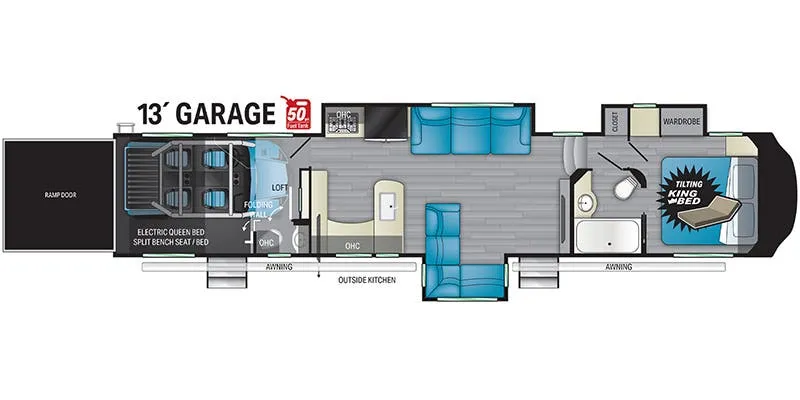 Heartland Cyclone CY 4005 floor plan