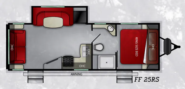 Cruiser RV Fun Finder 25 RS floor plan