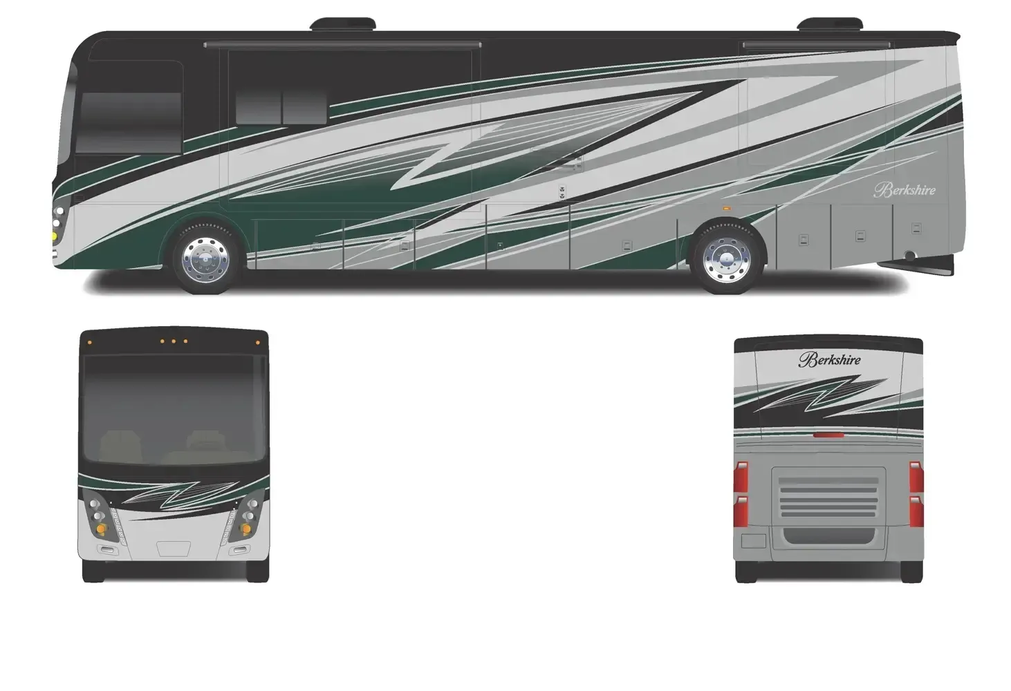 Forest River Berkshire XLT 45G exterior