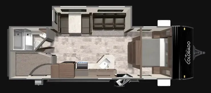 Dutchmen Colorado 26BHC floor plan