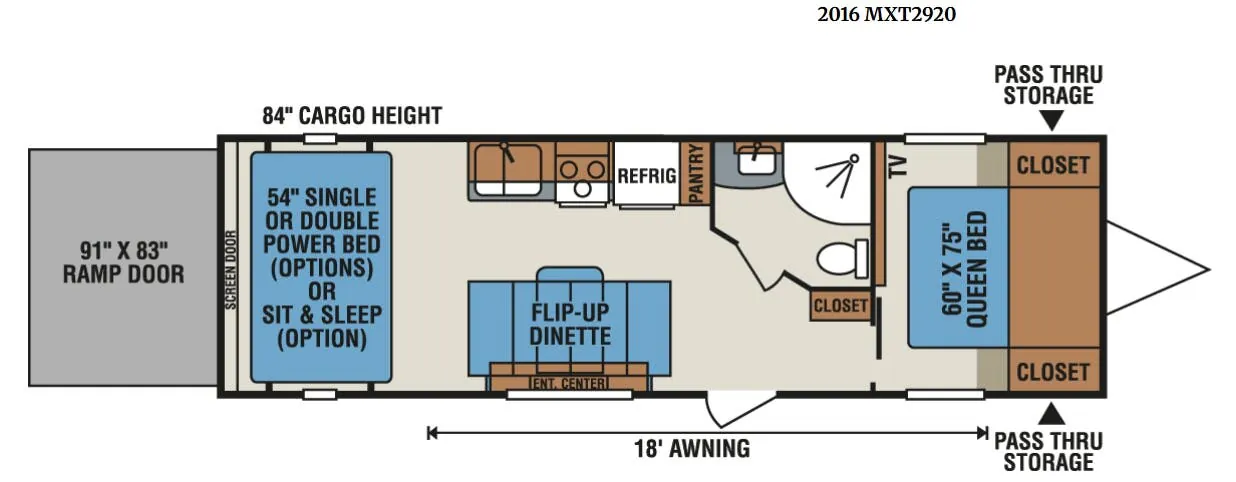 K-Z MXT MXT2920 floor plan