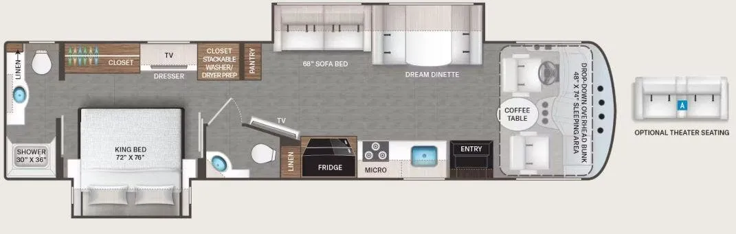 2026 Thor Motor Coach Indigo GG35 - Floor plan