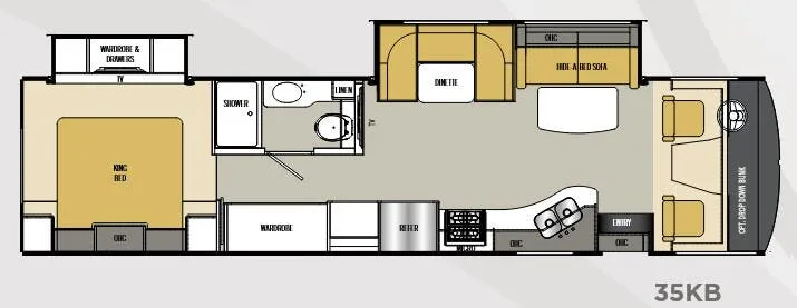 Coachmen Mirada 35KB floor plan