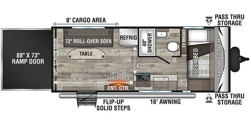 K-Z Sportsmen 200THLE floor plan