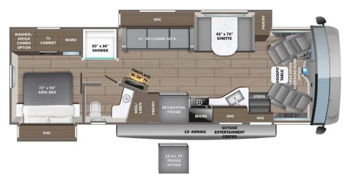 Entegra Coach Vision XL 34B floor plan