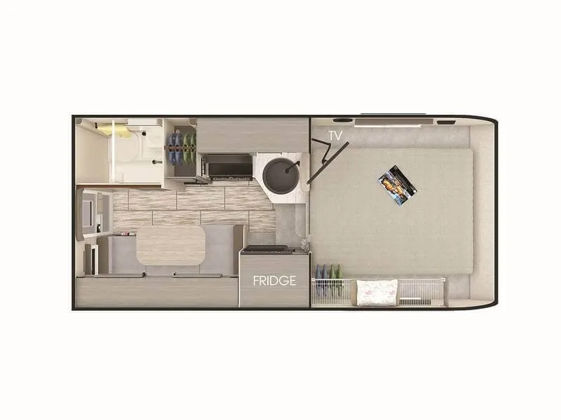 Lance TC 865 floor plan