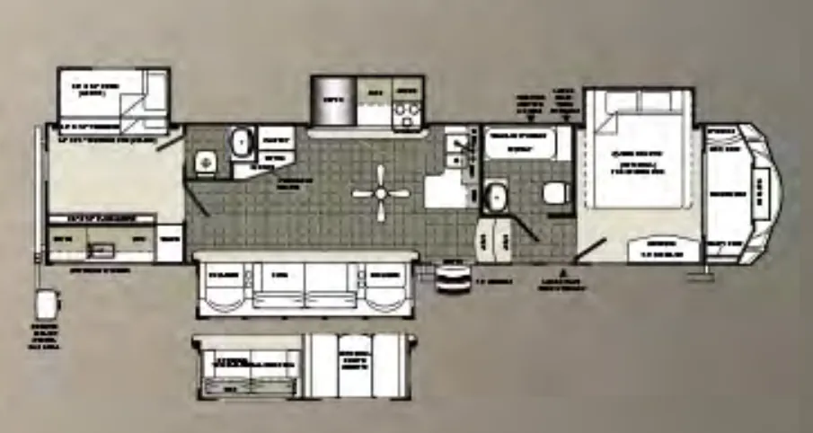 2015 Forest River Sierra 376BHOK floor plan