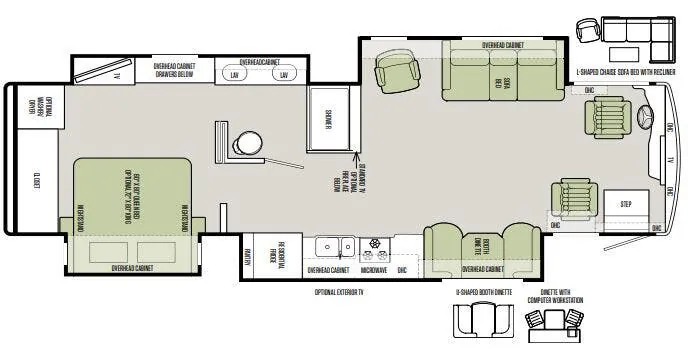 2016 Tiffin Allegro Red 37 PA — Floor plan