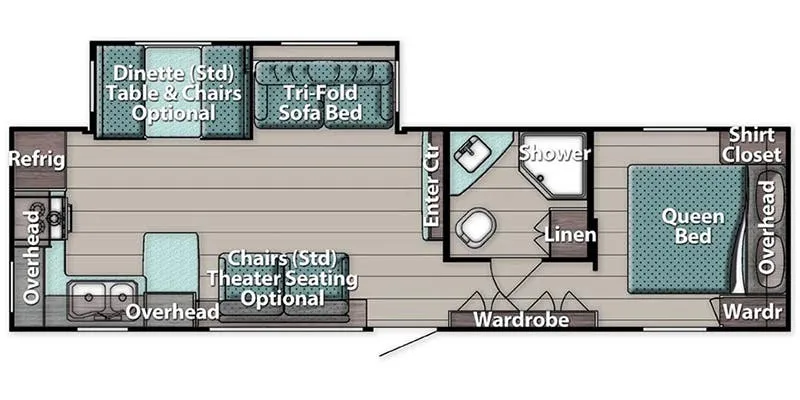 Gulf Stream Kingsport 299SBW floor plan