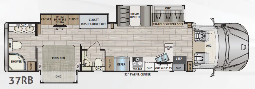 Dynamax Corp DX3 37RB floor plan