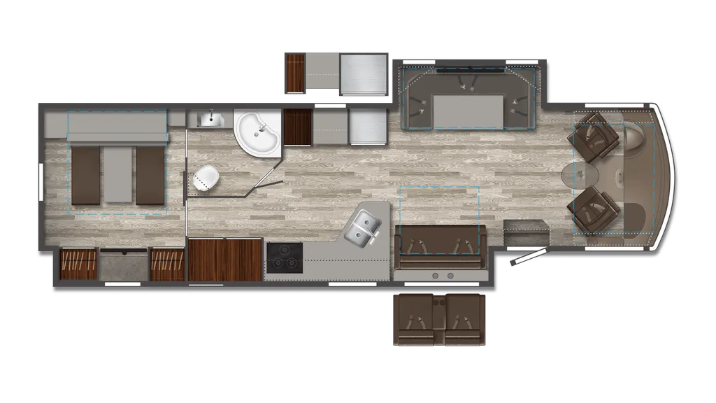 2024 Winnebago Vista 34R floor plan