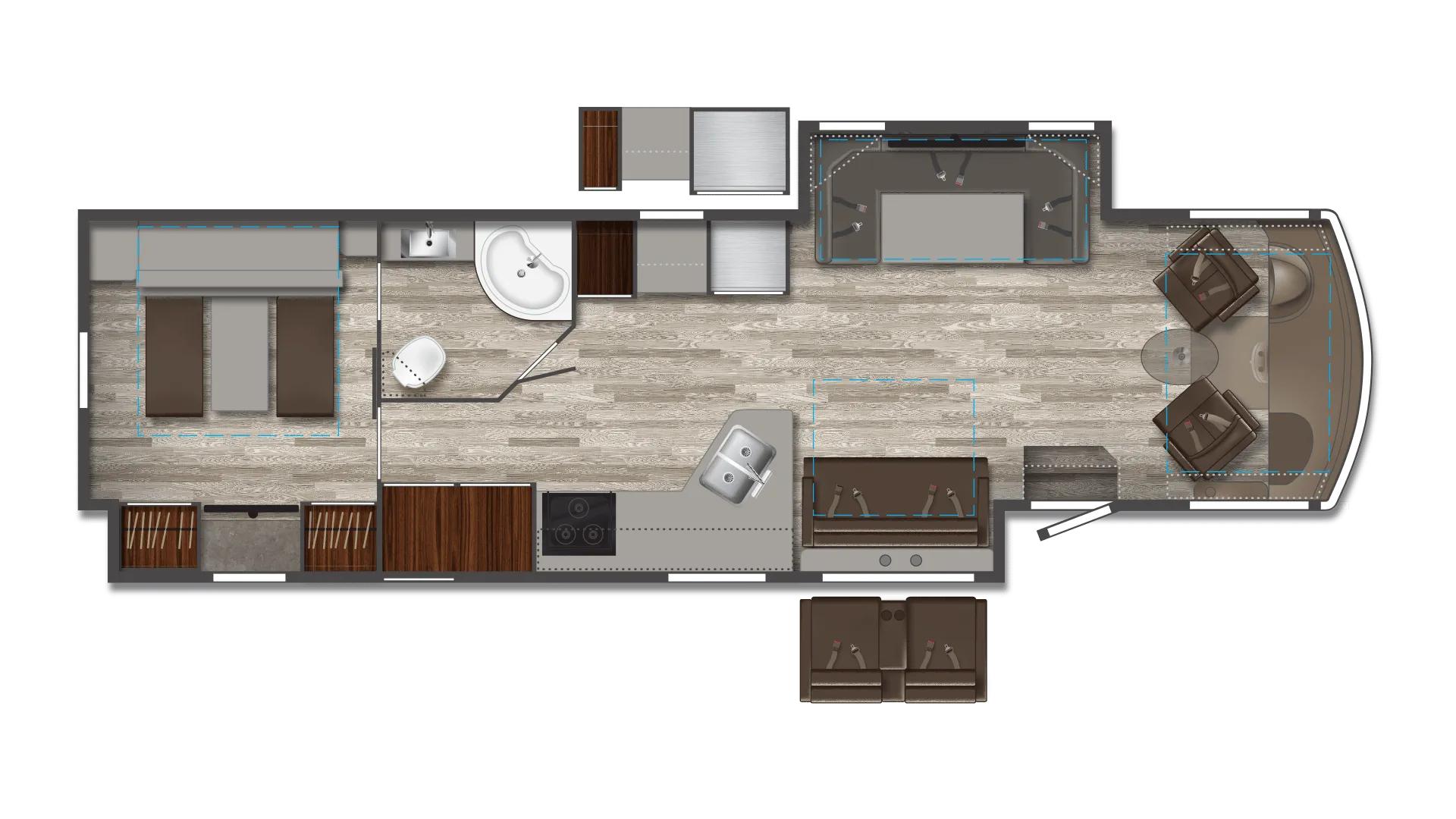 2024 Winnebago Vista 34R - Floor plan