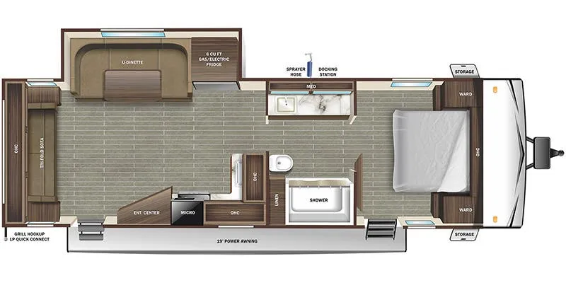 Starcraft Autumn Ridge 26RLSW floor plan
