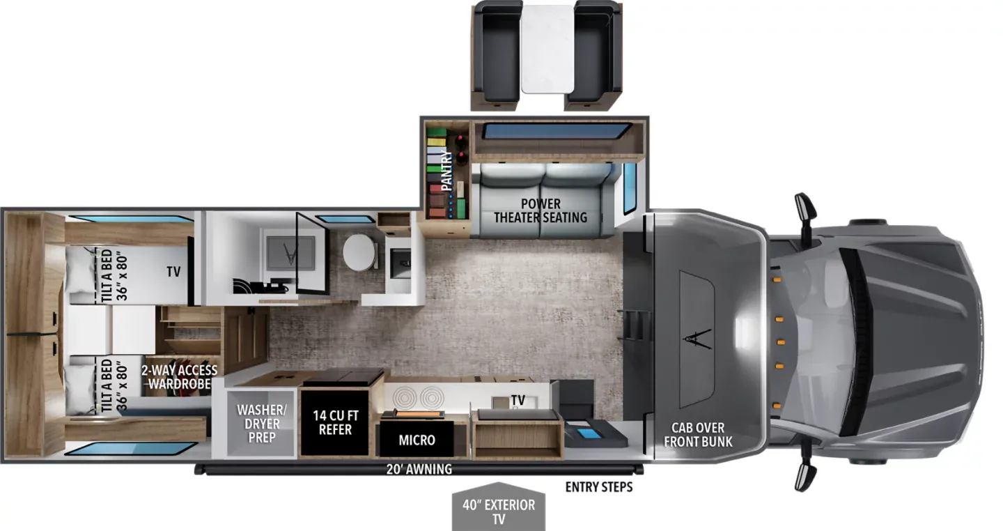 Grand Design Lineage Series F 29AN floor plan